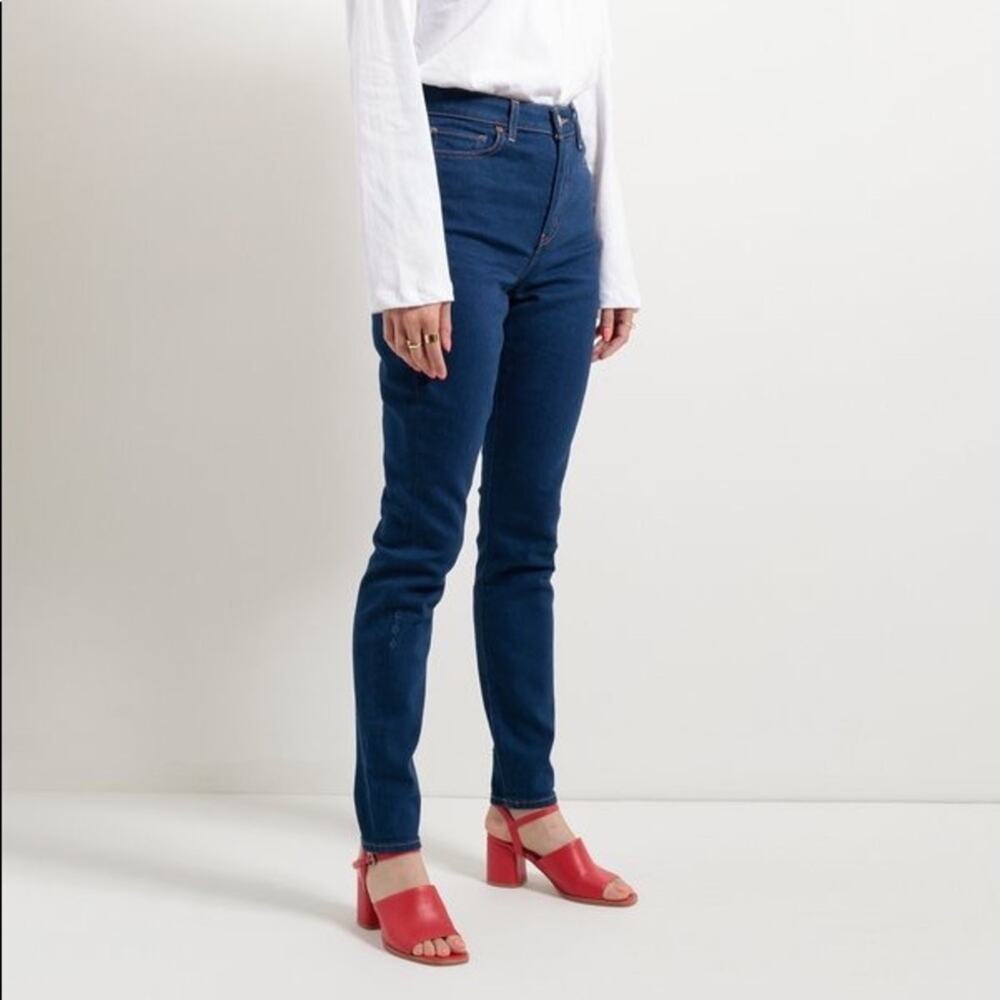New Etica Giselle High Rise Skinny Jeans in Pure Blue Women's Size 26